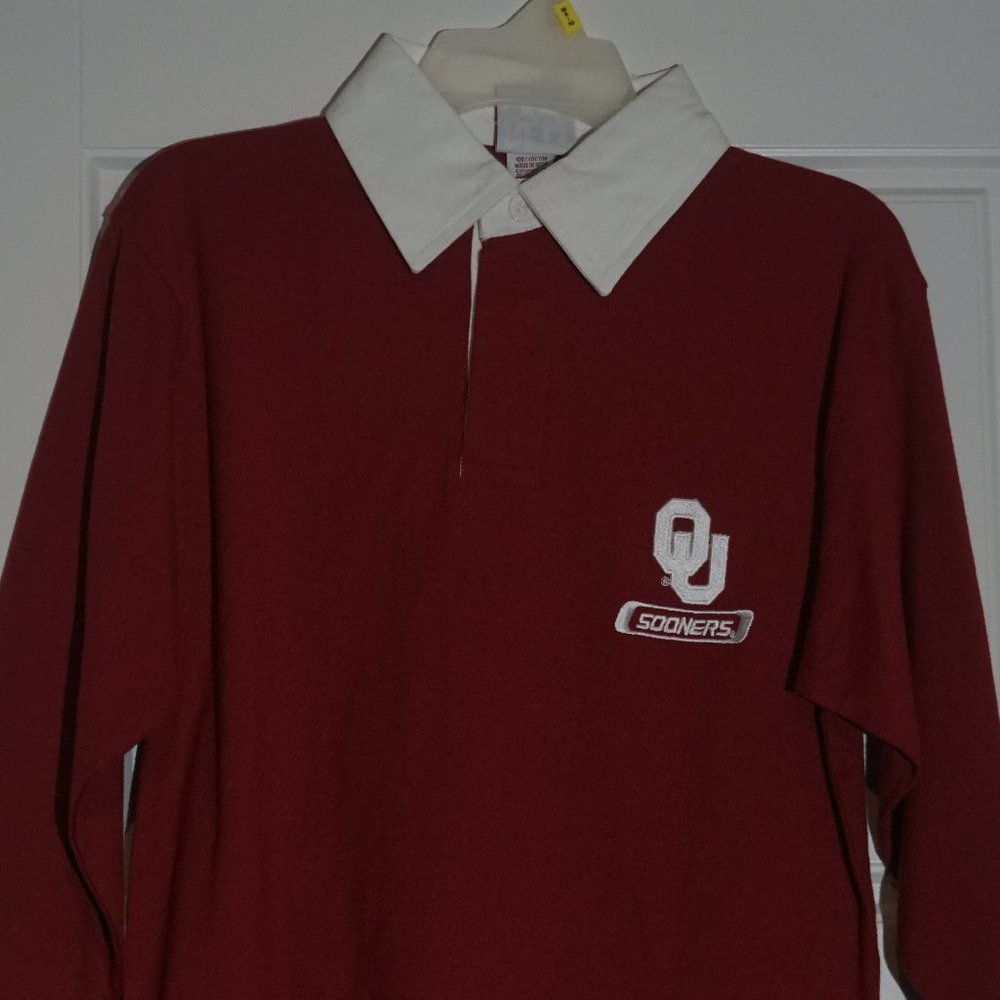 OU Long Sleeve Golf Shirt